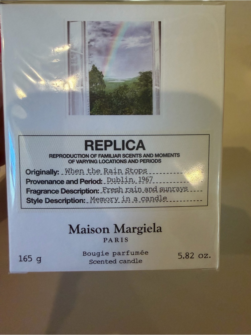 Maison Margiela Replica Candle When The Rain Stops